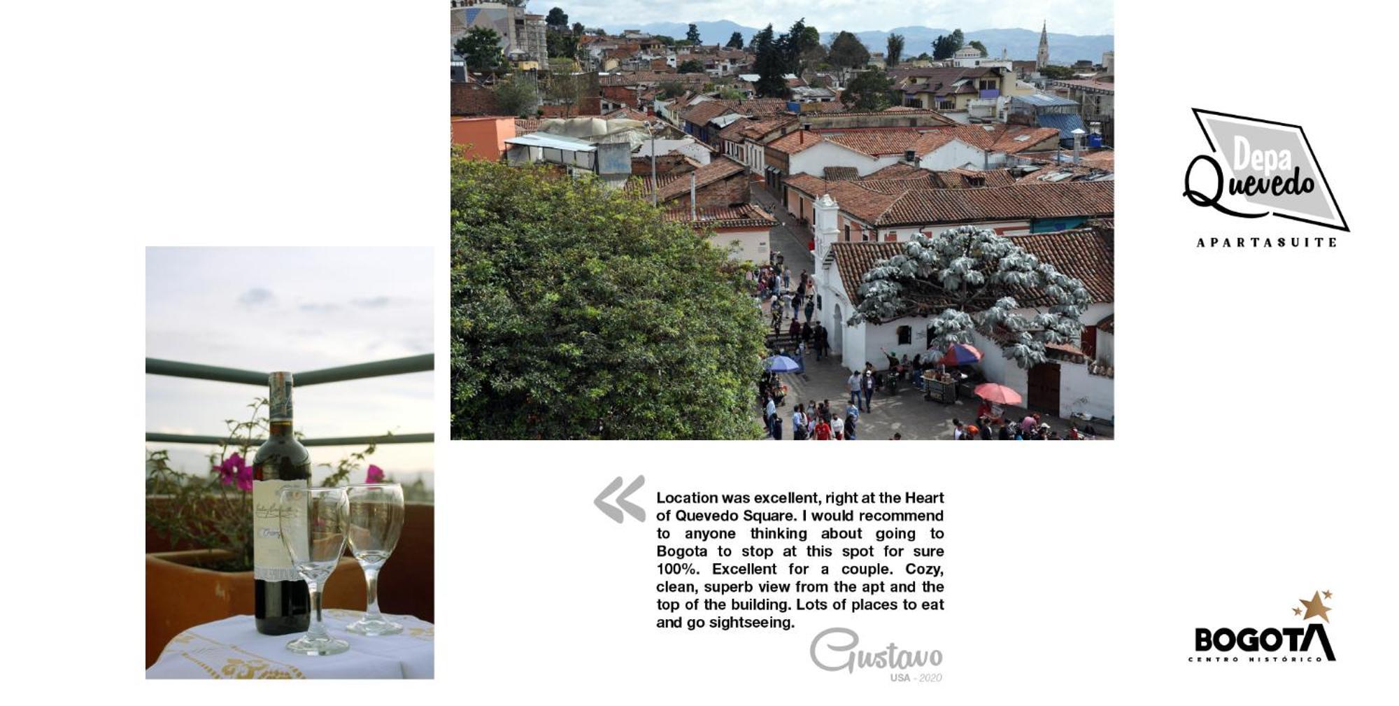 Depa Quevedo: Trendy Flat In Bogota's Historic Candelaria Apartamento